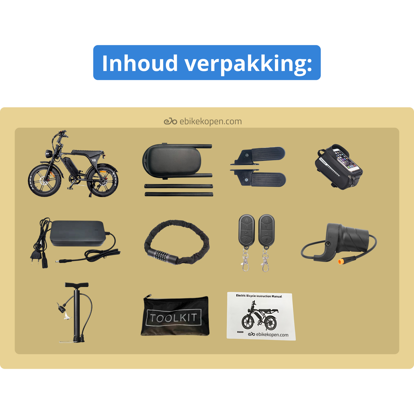 OUXI V8 3.0 - Met Accessoires